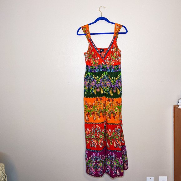 Ellen Parker Dresses & Skirts - Boho Style Dress - Mixed Print - Size Large